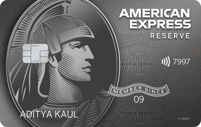 Amex Platinum Reserve Credit Card