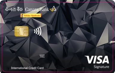 Canara Bank Visa Signature Credit Card
