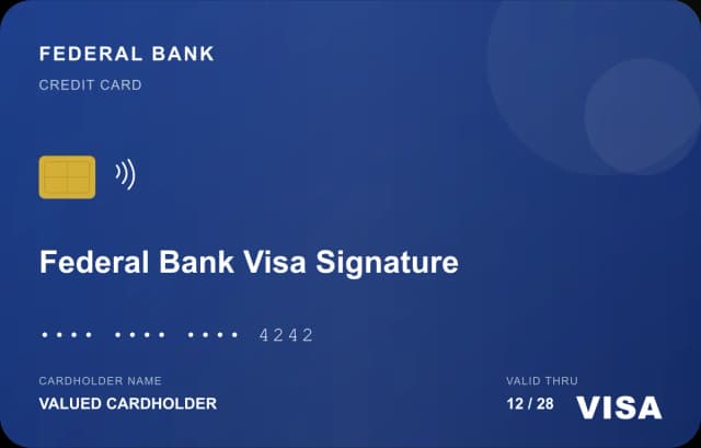 Federal Bank Visa Signature Credit Card