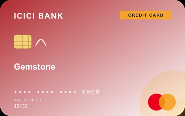 ICICI Bank Gemstone Credit Card