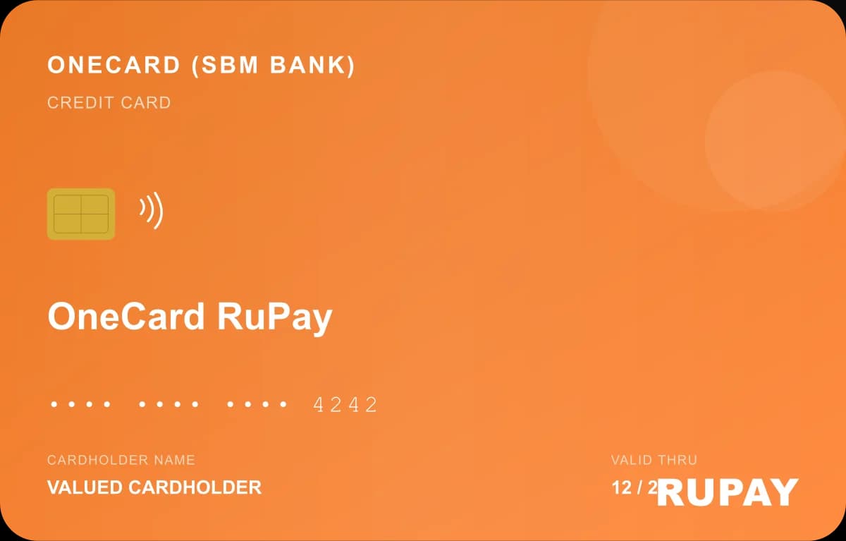 OneCard RuPay Credit Card