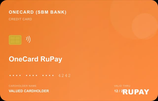 OneCard RuPay Credit Card