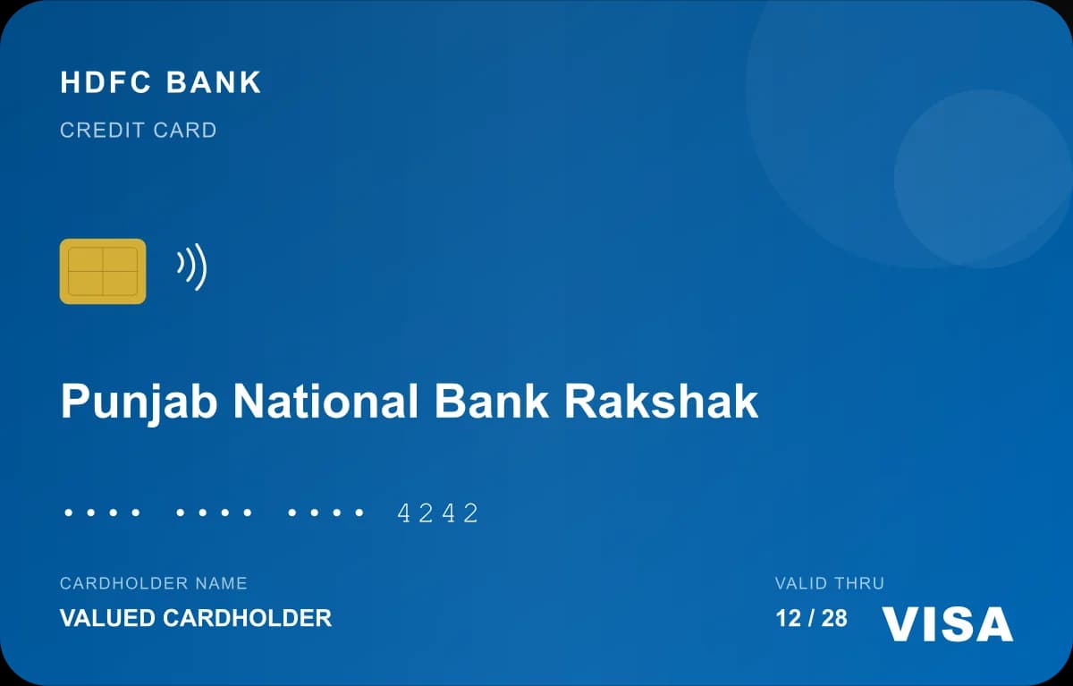 Punjab National Bank Rakshak Credit Card