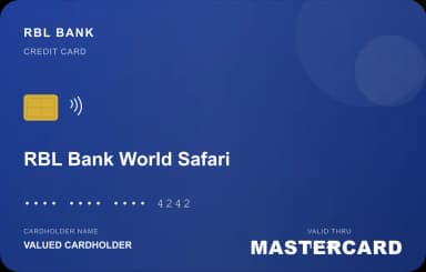 RBL Bank World Safari Credit Card