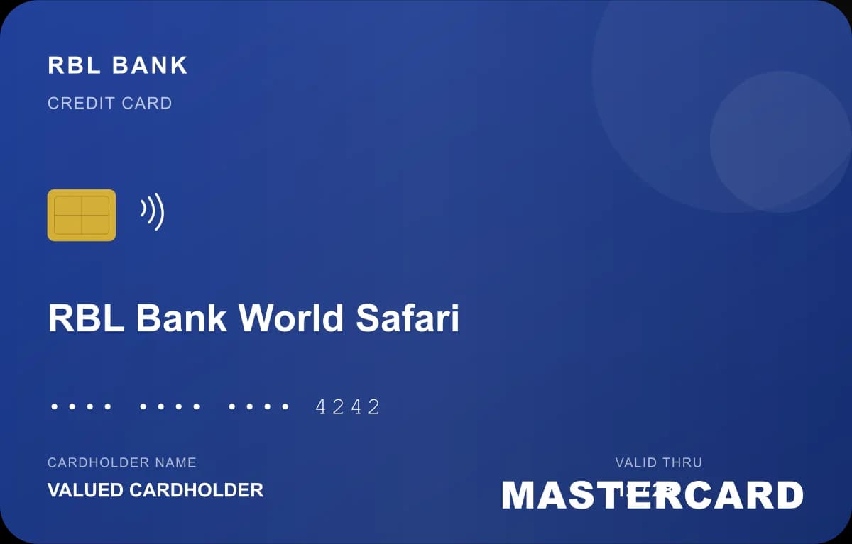 RBL Bank World Safari Credit Card