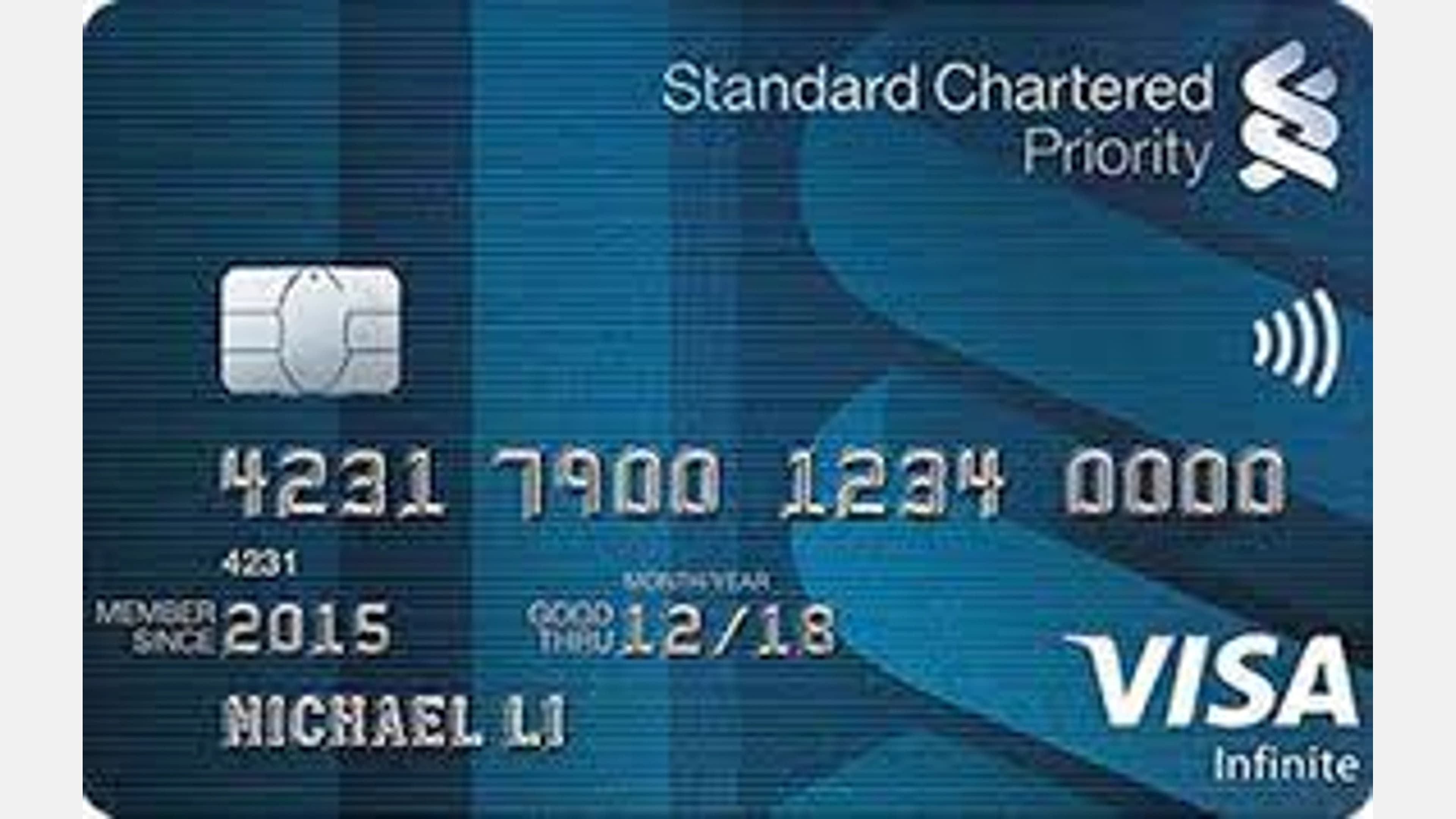 Standard Chartered Priority Banking credit card