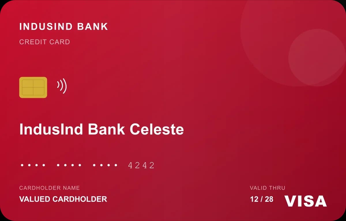 IndusInd Bank Celeste Credit Card