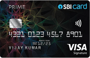 SBI Card PRIME credit card