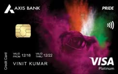 Axis Bank Pride Platinum Credit Card