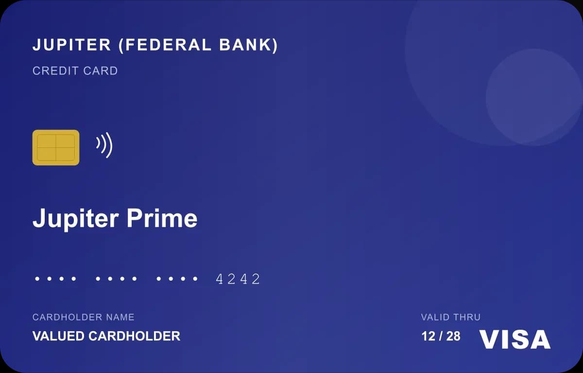 Jupiter Prime Credit Card