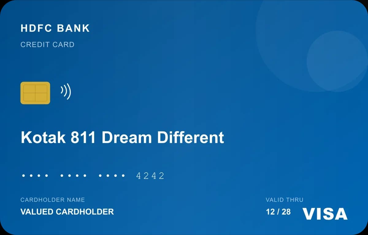 Kotak 811 Dream Different Credit Card