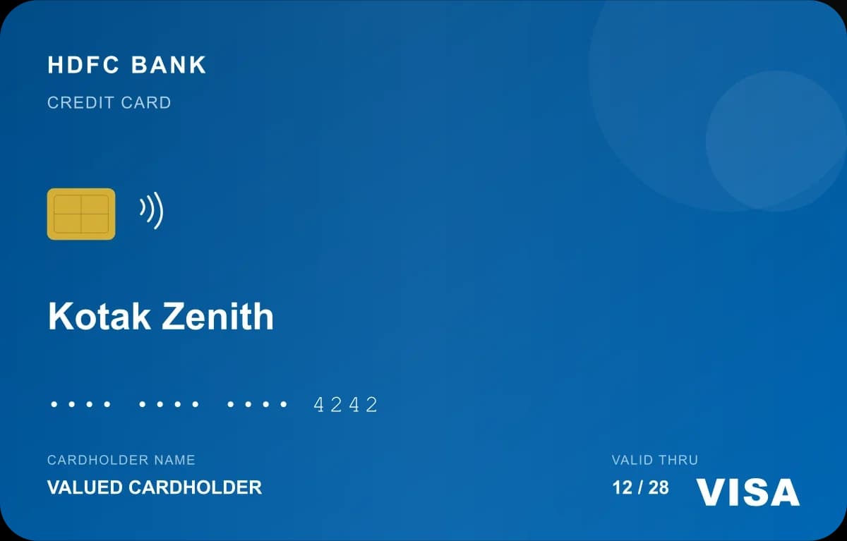 Kotak Zenith Credit Card