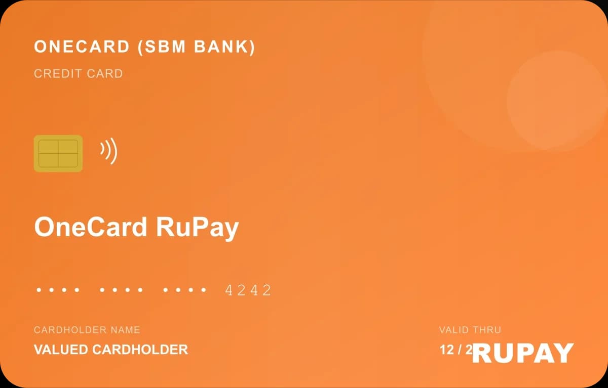 OneCard RuPay Credit Card