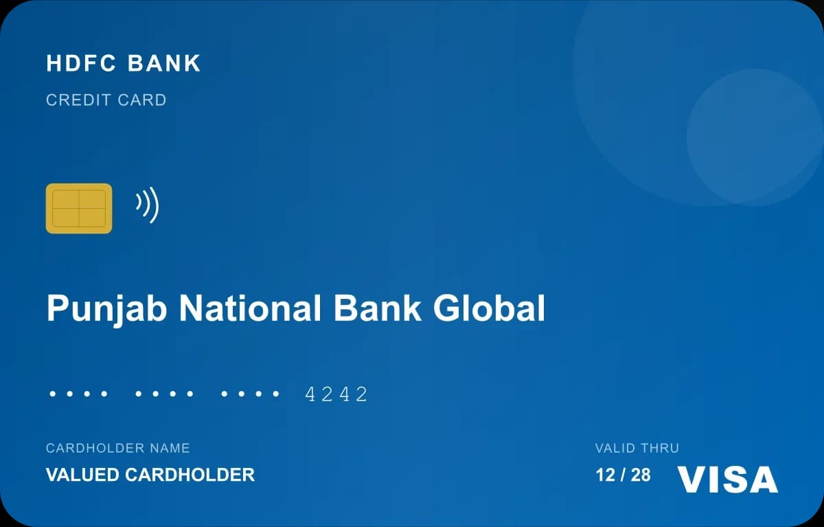 Punjab National Bank Global Credit Card