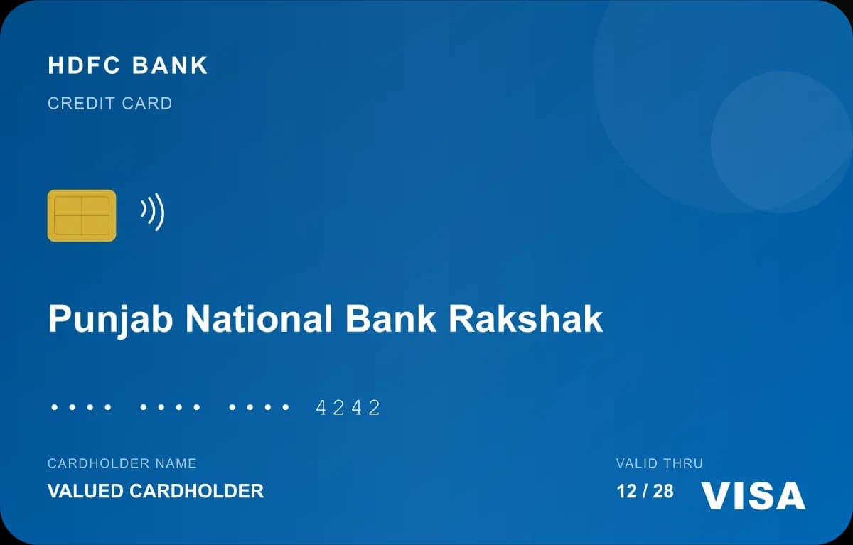 Punjab National Bank Rakshak Credit Card