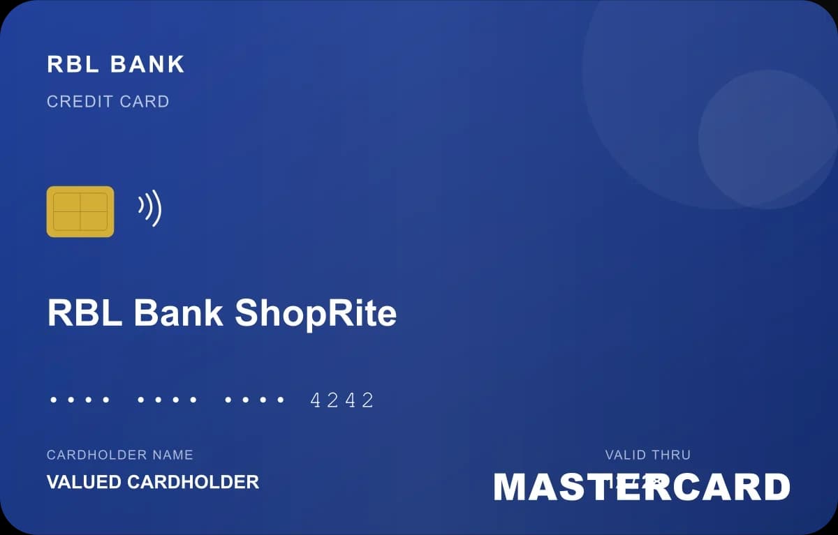 RBL Bank ShopRite Credit Card