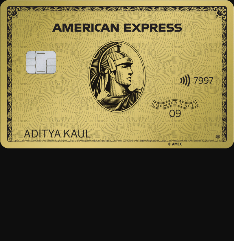 Amex Gold credit card