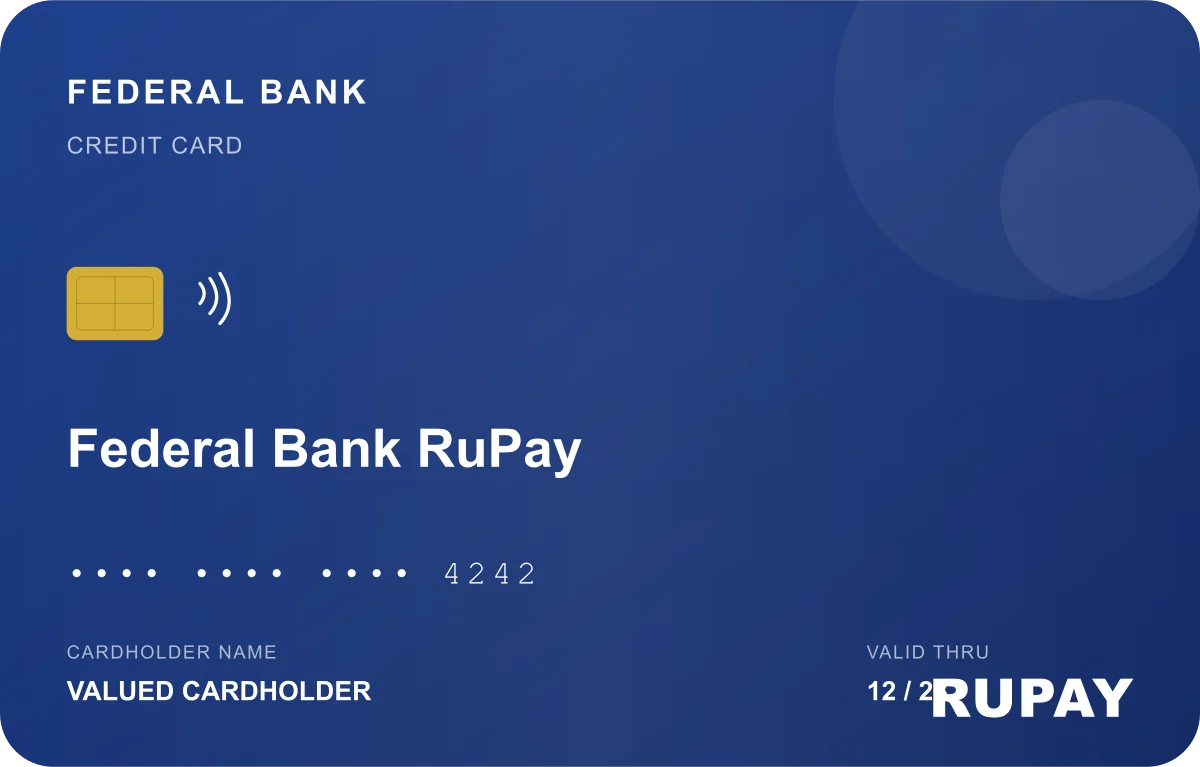 Federal Bank RuPay Credit Card