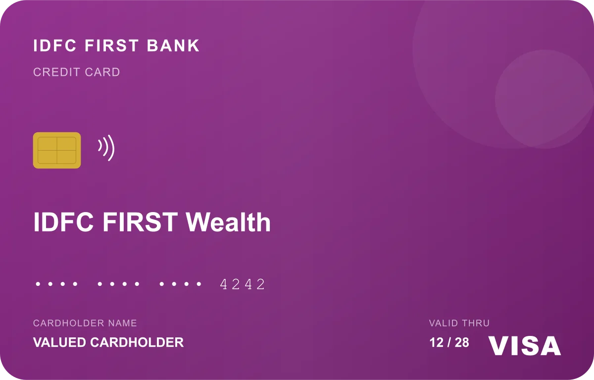 IDFC FIRST Wealth Credit Card
