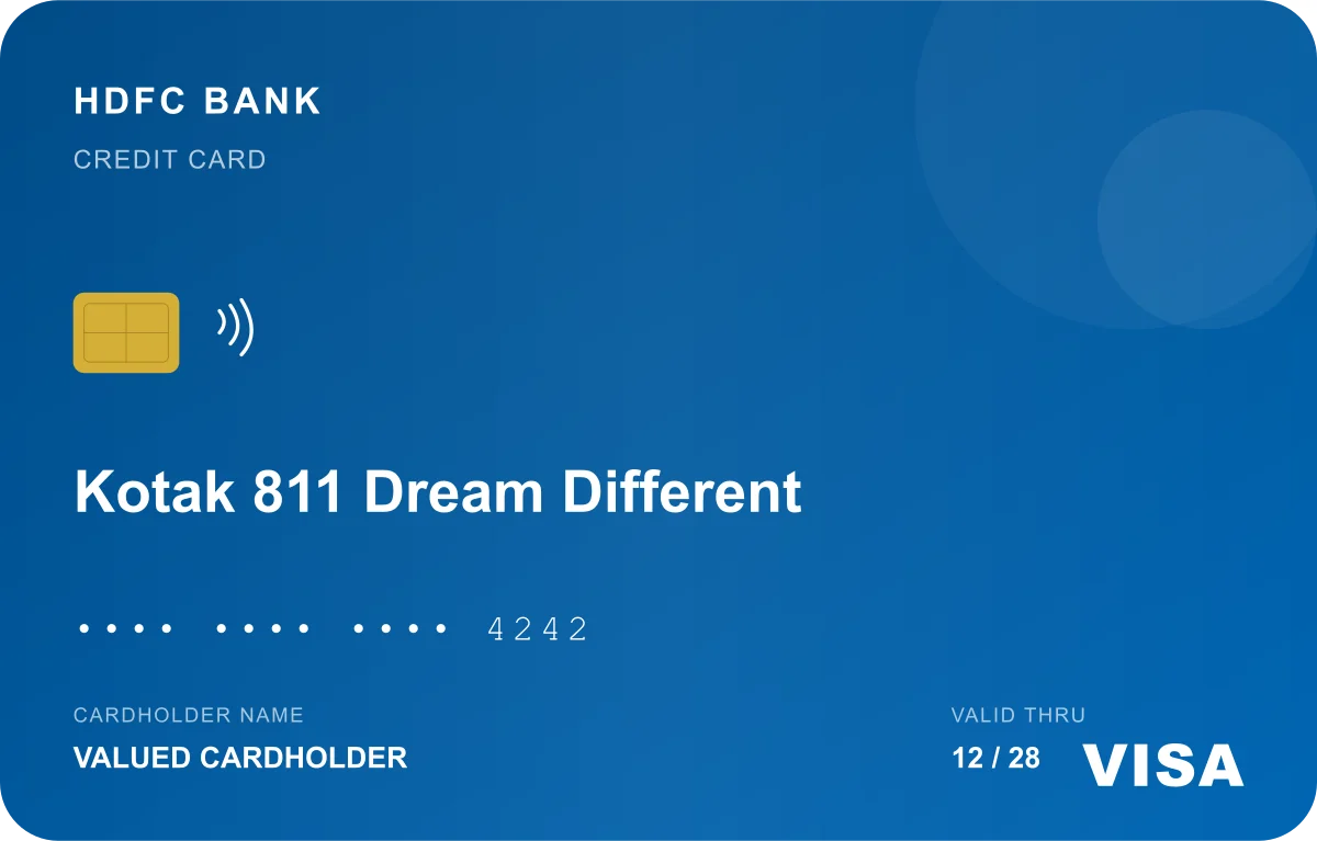 Kotak 811 Dream Different Credit Card