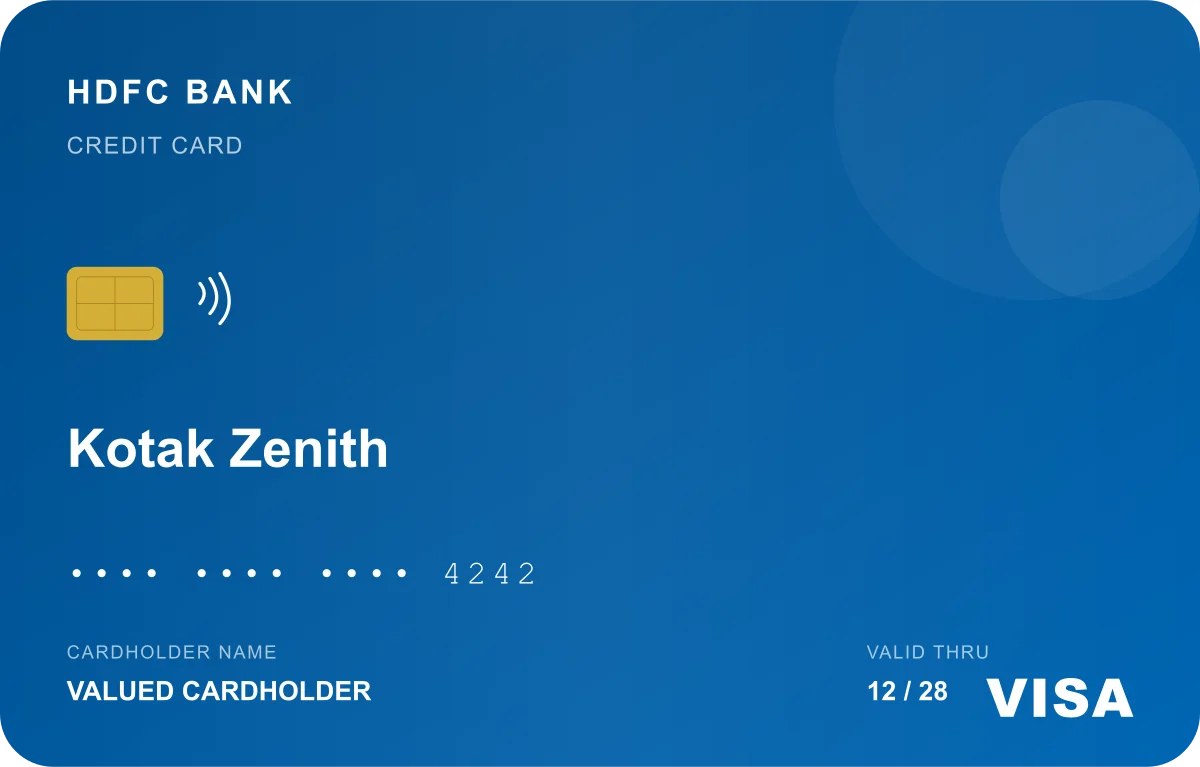 Kotak Zenith Credit Card