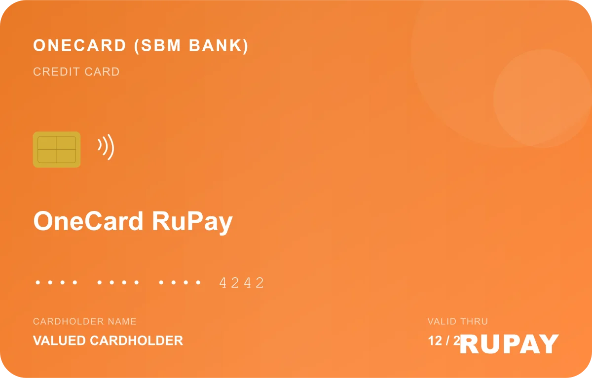 OneCard RuPay Credit Card