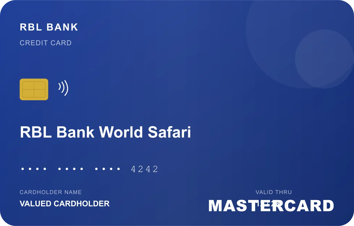 RBL Bank World Safari Credit Card