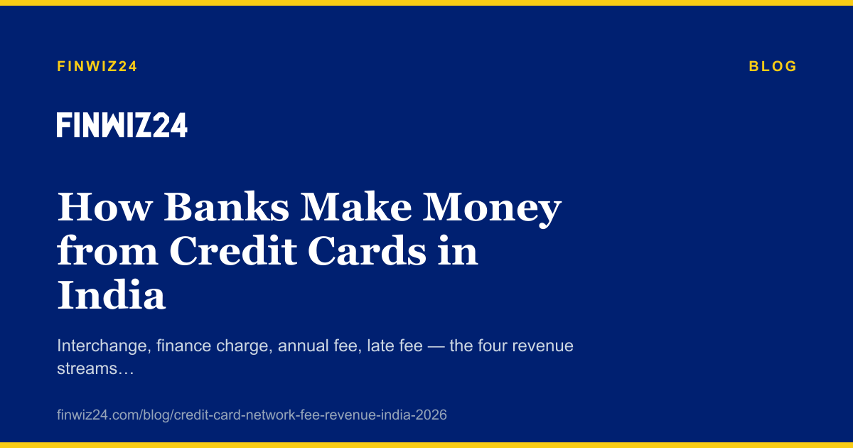 How Banks Make Money from Credit Cards in India cover image
