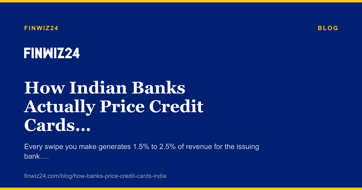 How Indian Banks Actually Price Credit Cards — Interchange, MDR, and the Spread cover image