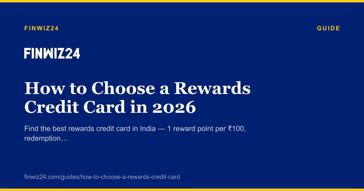 How to Choose a Rewards Credit Card in 2026 cover image