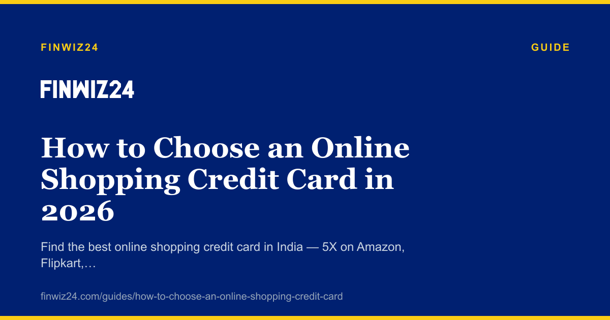 How to Choose an Online Shopping Credit Card in 2026 cover image
