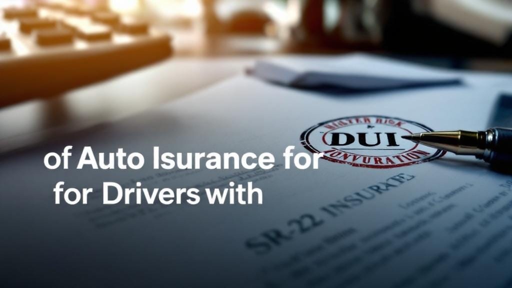 Auto insurance for drivers with DUIs
