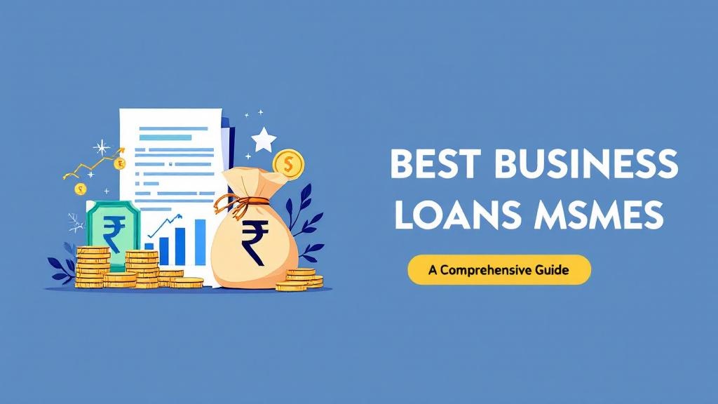 Best business loans for MSMEs in India 2025