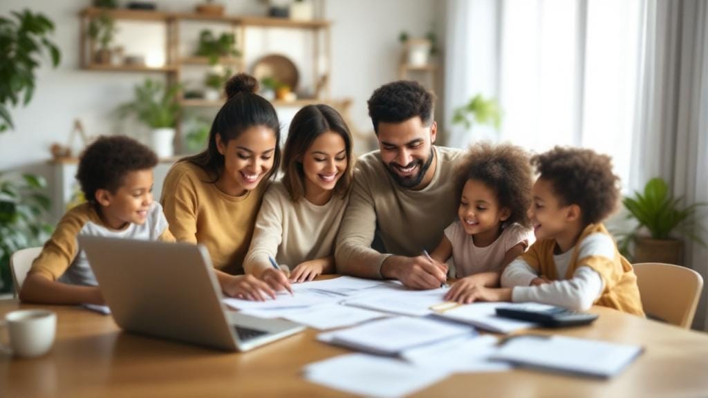 Budgeting tips for a large family