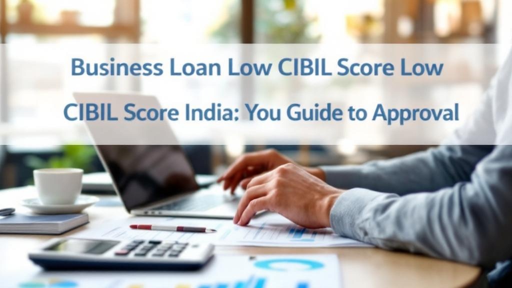 Business loan low CIBIL score India