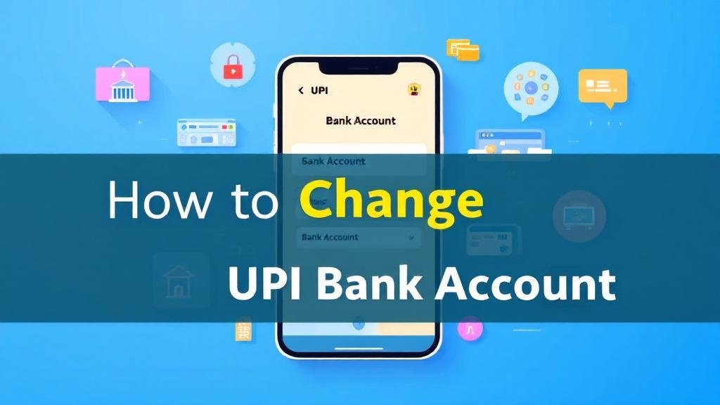Change UPI bank account
