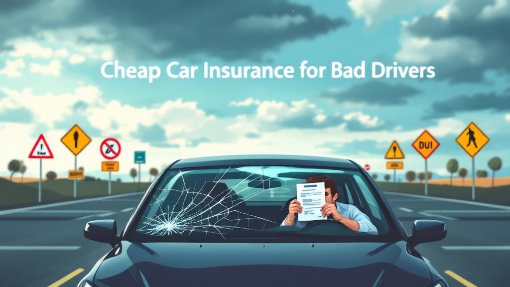 Cheap car insurance for bad drivers