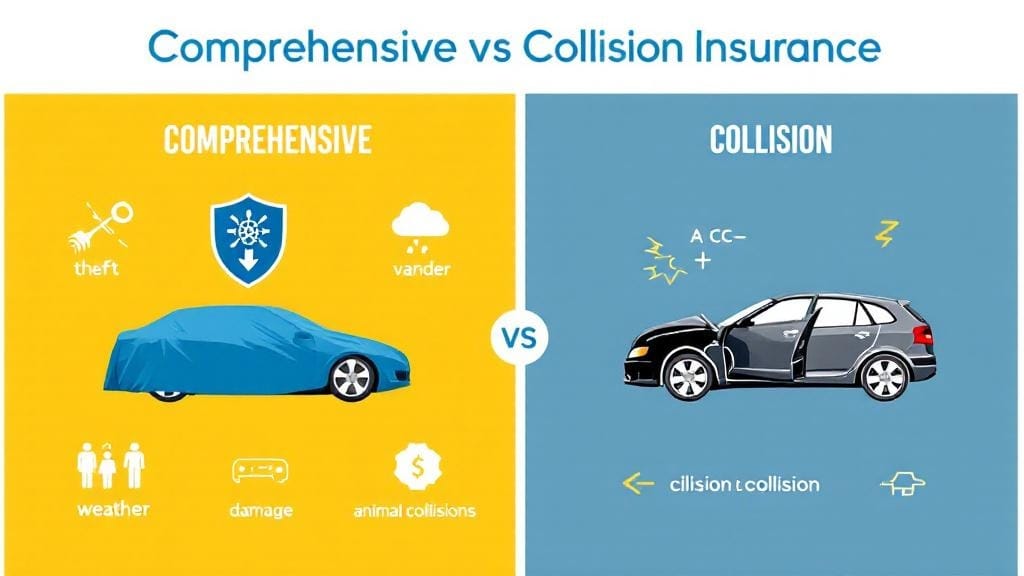 Comprehensive vs collision insurance