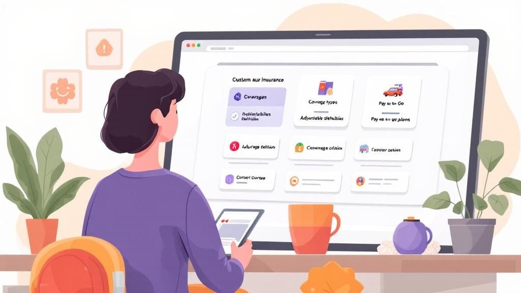 Customizable auto insurance policies