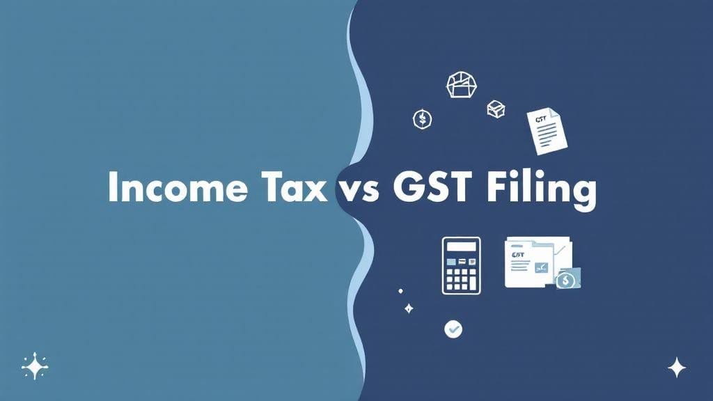 Income Tax vs GST Filing