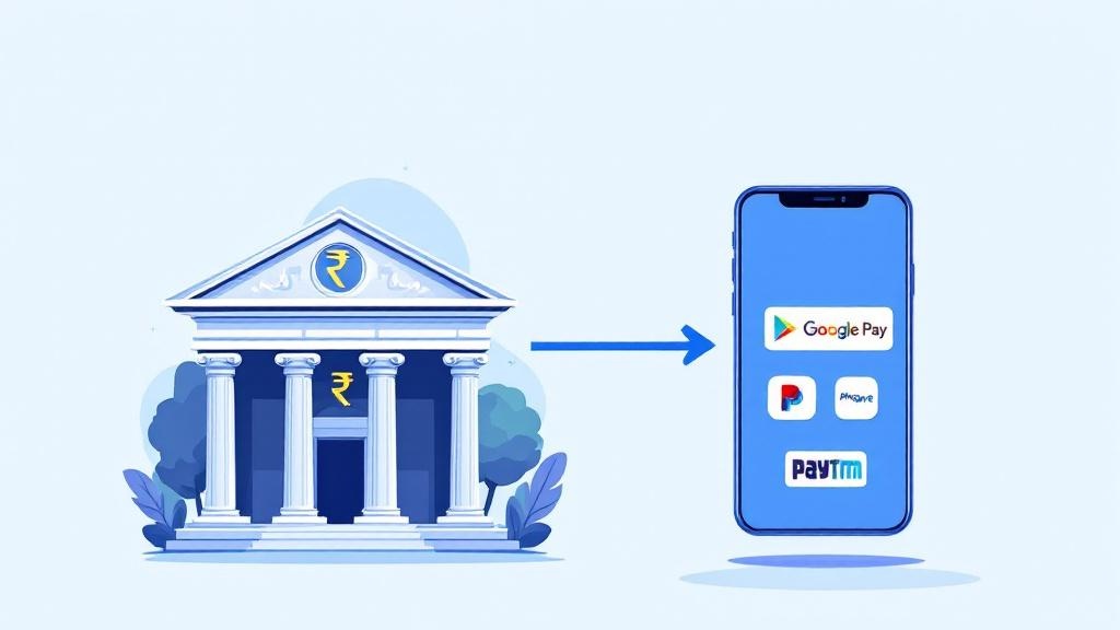 Link bank to UPI app`