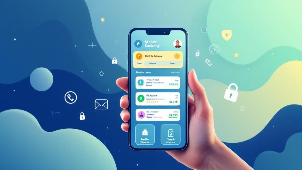Mobile banking app,