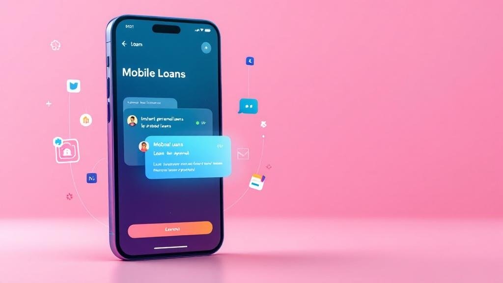 Mobile banking loans,