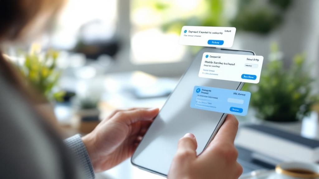 Mobile banking notifications,