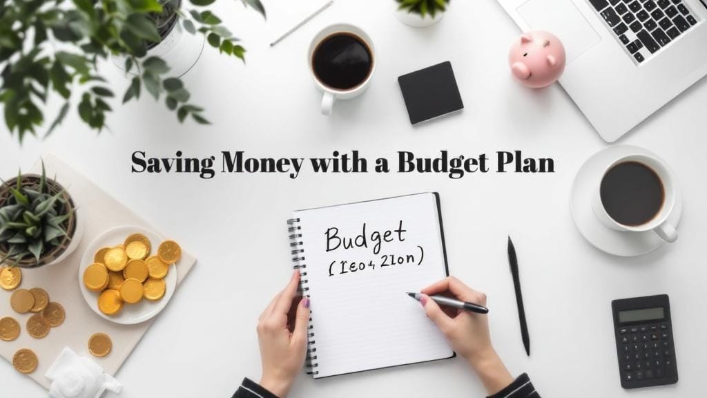 Saving money with a budget plan
