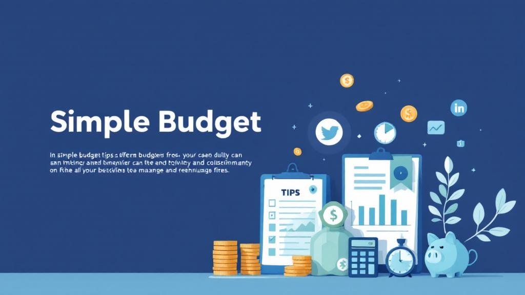 Simple budget tips