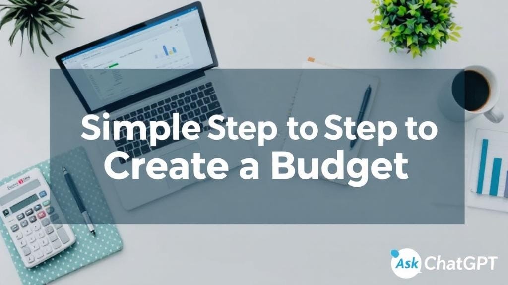 Simple steps for creating a budget