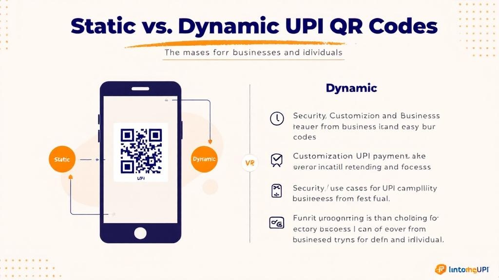 Static vs dynamic UPI QR