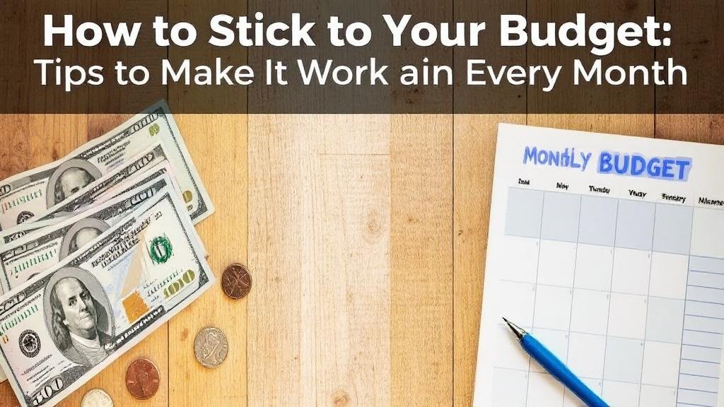 Tips to stick to your budget