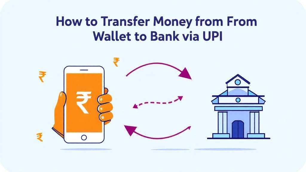 Transfer wallet to bank UPI